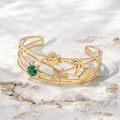 Bracelet jonc en acier inoxydable- à la plage