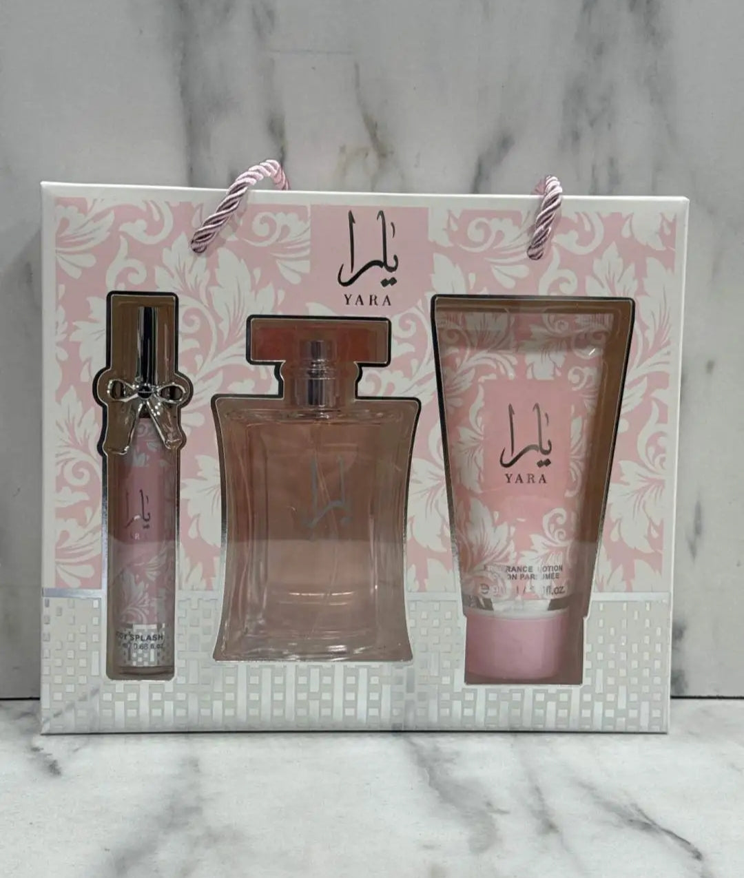 Coffret Yara 3 Pièces - Parfum 50ml + 20ml + Lotion Parfumée