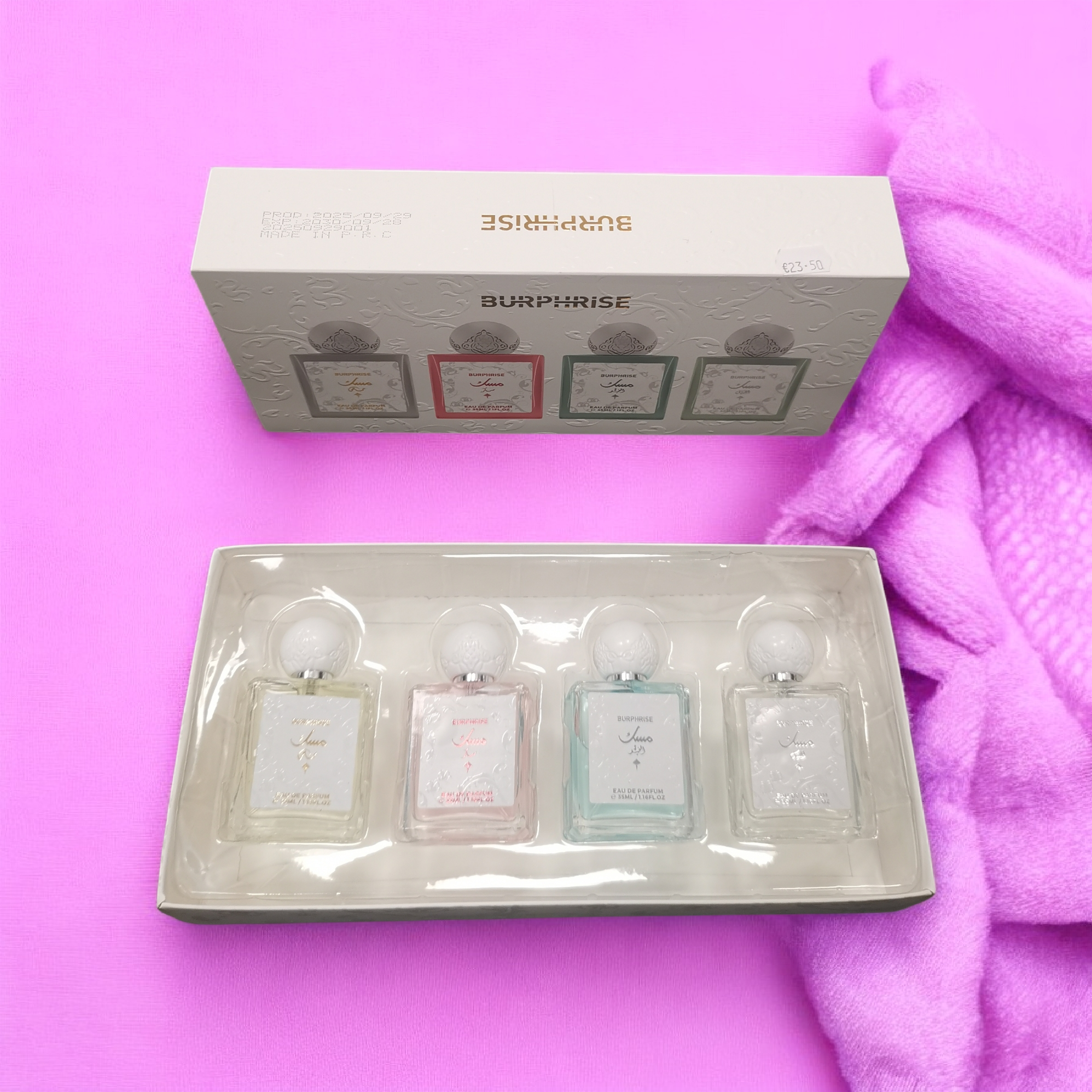 Coffret découverte 4 parfums 35 ml plaisir de découvrir