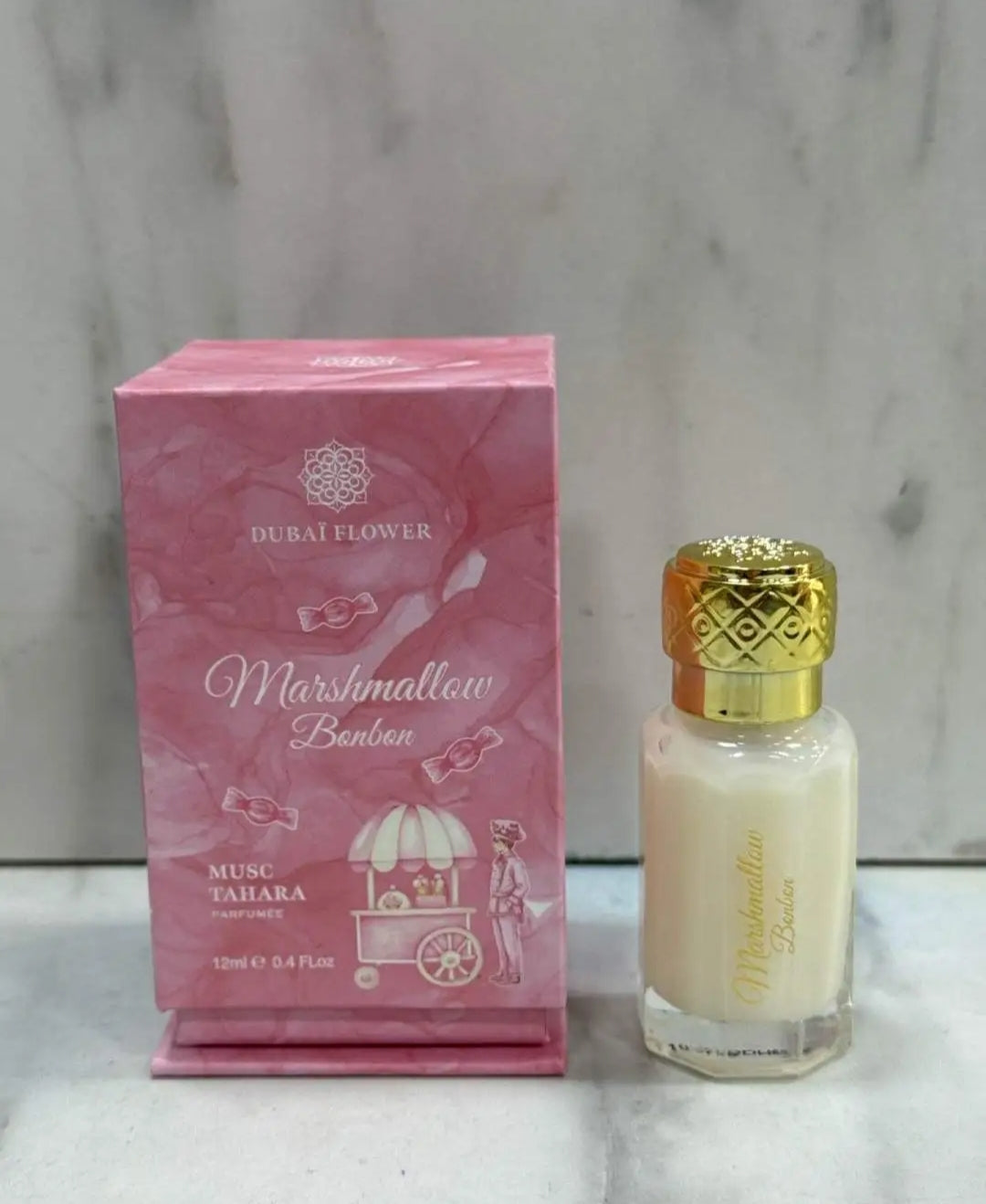 Musc Marshmallow 12ml - Huile Parfumée Gourmande Sans Alcool