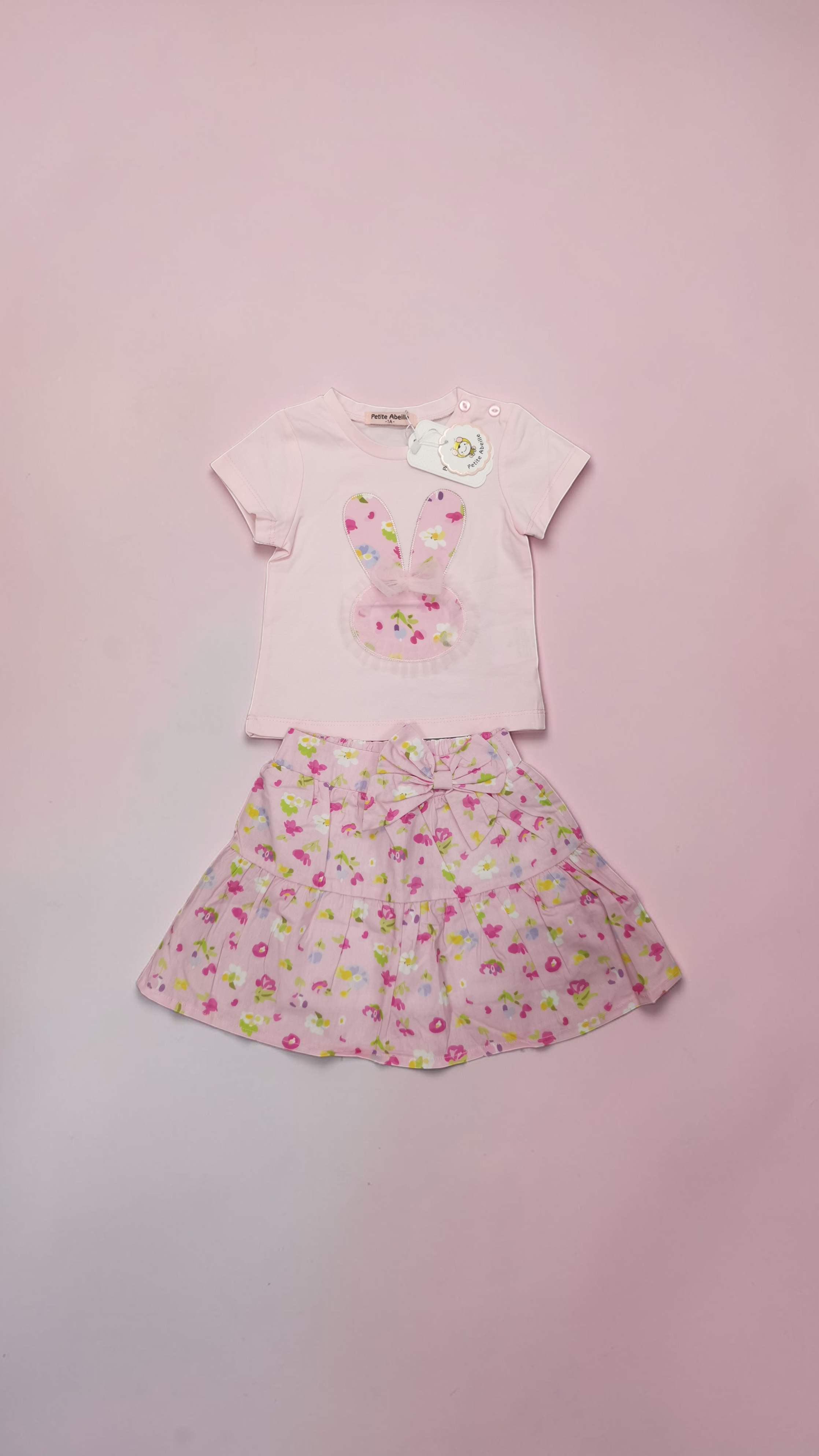 Ensemble fille 2 Pièces - T-shirt et Jupette Enfant