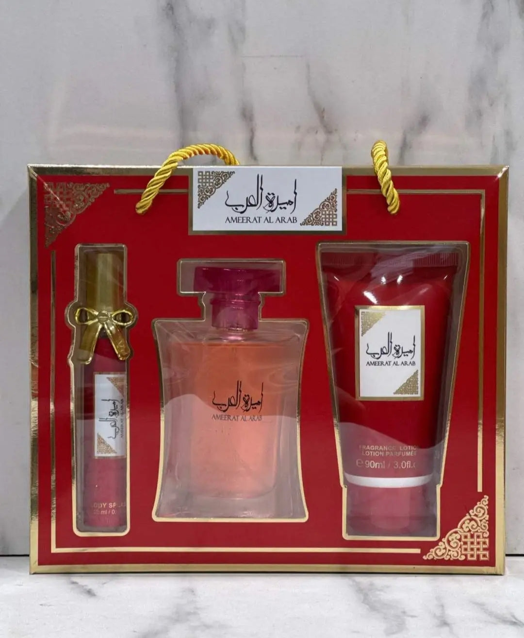 Coffret Ameerat 3 Pièces - Parfum 50ml + 20ml + Lotion Parfumée