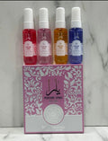 Coffret 4 Brumes Parfumées 250ml - Senteurs Miss Vanessa
